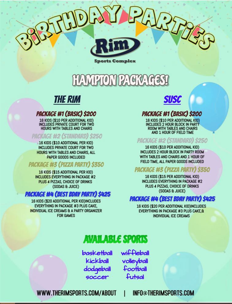 Party Packages